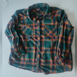 Green Flannel Shirt